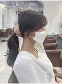 大人気顔周りカット前髪似合わせ韓国ヘア【横浜】