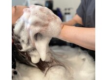 サロンレイビューティー(SALON Leh BEAUTY)の雰囲気（揉みほぐしヘッドスパも大人気です◎ウルトラファインバブル◎）