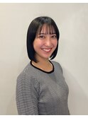 【松戸 藤原】秋冬 ストレートボブ 前髪あり
