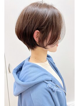 マッシュアンドマッシュアヴェダ ららぽーと福岡店(mash&mash AVEDA) 前髪長め・丸みショート・透明感カラー・髪質改善