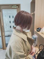 クラップス 上大岡(CLAPS)&nbsp;ピンクベージュ/ピンクグレージュ/ショートボブ/【1ブリーチ】