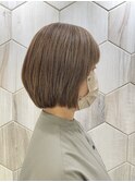【縮毛矯正】ナチュラルストレート×ハイライト