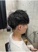 マッシュ×ツイストスパイラルパーマ