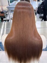 ロンドルーチェ 心斎橋(Lond luce)&nbsp;ダークアッシュ/ミディアムレイヤーカット［髪質改善/縮毛矯正］