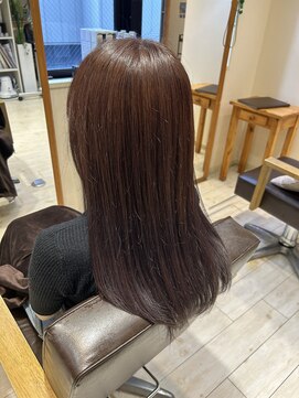 美容室 パルス 静岡鷹匠店(PALS) パープルカラー/ロングヘアー