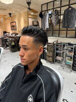 ルドローブラントオオサカ(LUDLOW BLUNT Osaka)&nbsp;【LUDLOW BLUNT】アイビーカット サイドパート七三分けフェード