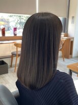 アトリエコア(Atelier Coa)&nbsp;髪質改善トリートメントミルクティーベージュカラーくびれヘア