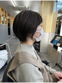 大人かわいい大人ショート重め重めショートくびれショート