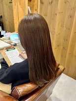 アドラーブル 駅南店(adorable) 20代30代大人かわいいモカベージュナチュラルロブヘアー美肌