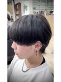 メンズ重めマッシュウルフ