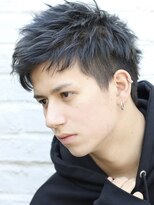 エリマバイフィフス 調布(elima by fifth)&nbsp;スパイキーショートビジネスショートツイストパーマ刈り上げ30代