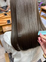 アイノアシェール 西宮(AInoa Cher) 【髪質改善】自然なツヤと手触りを実感カラーエステ