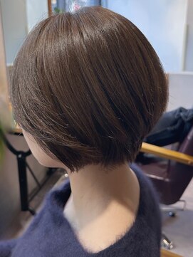 アントワープトーキョー(antwerp TOKYO) 40代50代大人丸みショートボブ髪質改善酸性ストレート縮毛矯正