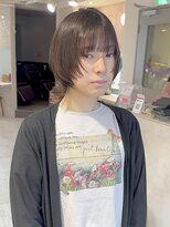 テトラ バイ ネオリーブ 横浜西口店(tetra by neolive)&nbsp;顔周りウルフカット　ボブ　レイヤー　ブリーチなし