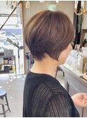 ひし形ショートボブ