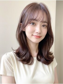 アナザヘアー なんば 高島屋前店(ANAZA hair) こなれ外ハネミディ♪20代30代40代大人可愛いセミロング/大阪