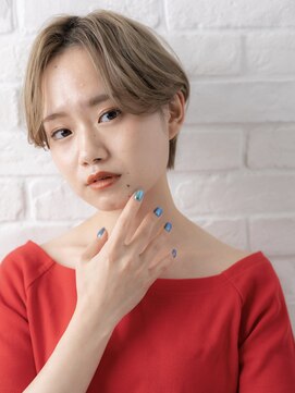 フィーユ 郡山安積店(FEYU) ミディアムヘア/暗めカラー/グランマッシュ/郡山140