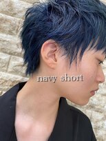 リンイチマルサン(Lin.103)&nbsp;ネイビー×スパイキーショート