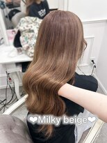 リルミー(Lilme) ブリーチあり ミルキーベージュ♪【ゆうき】