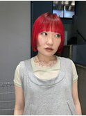 ボブ×チェリーレッド
