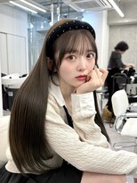 セラン 表参道(Celan)&nbsp;グレージュ　縮毛矯正　髪質改善　前髪縮毛矯正