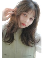 エイトジュール(8JOURS)&nbsp;オリーブベージュ×ゆるウェーブ