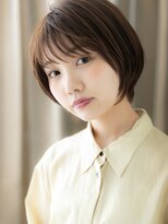 カバーヘア ブリス 志木南口駅前店(COVER HAIR bliss)&nbsp;ウォームブラウン似合わせカットひし形ミニボブ318Z志木20代30代