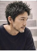 30～40代にハマる！爽やか×色気の最強アップバングスタイル