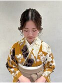 藤沢ヘアセット/藤沢アレンジ/成人式ヘア/卒業式ヘア