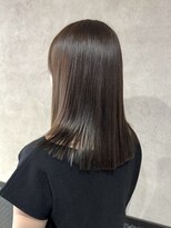 エンクス(enx)&nbsp;ミルクティーブロンド/ダークブルー/デジタルパーマ/鶴ヶ峰SK52