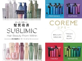 クレア本厚木(CREA)の写真/【コアミー】エイジング毛、ダメージ毛、癖毛、悩み別に幅広くカバー次世代コアミートリートメント