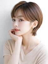 ソレア(SOLEA)&nbsp;20代30代40代50代髪質改善ミルクブラウンナチュラルショート