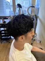 ポート(PORT)&nbsp;メンズショート×スパイラルパーマ