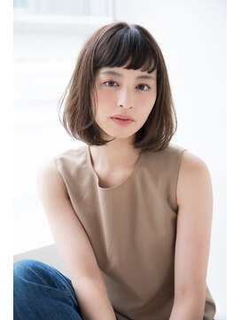 松下哲士 代30代にオススメ大人可愛いショートバングボブ L ガーデン アオヤマ Garden Aoyama のヘアカタログ ホットペッパービューティー