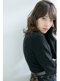 カジュアル・カールパーマ 伸ばしかけパーマ