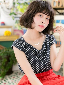 カバーヘア ブリス 戸田公園西口店(COVER HAIR bliss) *bliss戸田公園*モノト-ンアッシュのガ-リーシ-スル-小顔ボブa