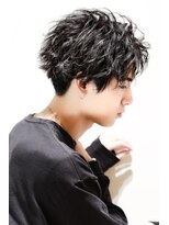 リップスヘアー 銀座(LIPPS hair) 【ほつれ髪】ソフトツイスト工口パーマセンターパート