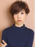 大人のフレンチハンサムシンプルショート