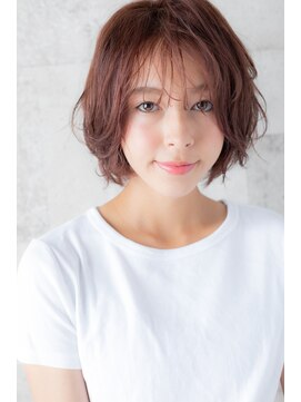 アッシュ ヘアーメイク 桐生(ash hair×make) 20代30代40代/大人かわいい/シースルーバング/くせ毛風パーマ