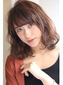 大人可愛い20代30代40代◎似合わせカットイメチェン流しバング
