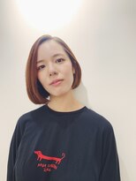 モロコ 神保町 九段下店(moloco)&nbsp;Aラインボブかきあげバングこなれヘア【神保町/九段下】