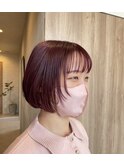 【RECIEL伊勢 岩佐】ボルドーカラー