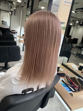 ラフ 難波店(LAFF) #黒髪#ボブルフ#ネビージュ#小顔#ワンレン