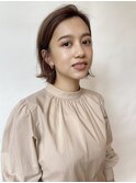 大人可愛い20代30代40代切りっぱなしボブ外ハネボブ絶壁解消