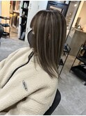 #黒髪#ボブルフ#ネビージュ#小顔#ワンレン