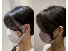 顔周りのカットでこんなに変わる♪ご自宅でも再現性のあるフワッとした可愛いヘア【韓国ヘア/麻布十番】