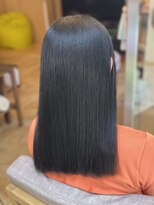 リプレシンクヘアー ヘナカラーに髪質改善