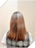 縮毛矯正のダメージムラを落ち着かせる髪質改善