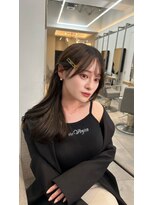 ノク(nok)&nbsp;綺麗めくびれ_前髪マチルダボブピンクベージュ