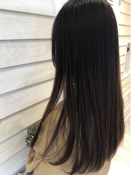 アロハナ ヘアワークス(alohana hair works)の写真/北海道内でも取り扱いの少ない”美髪整型トリートメント”を使用。極上の艶感と手触りをぜひご体感下さい。